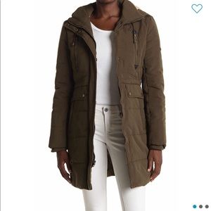 SOLD Lucky Army Green Missy Faux Fur Hooded Parka